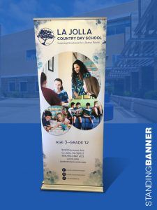 Standing Banner of La Jolla Country Day School